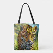 🌸 Wilder Leopard Neon Safari Energie Hausstil 🌸 Tasche (Rückseite)