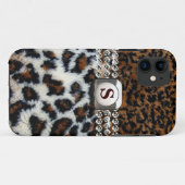 Wilder Leopard-Pelz iPhone 5 Fall Case-Mate iPhone Hülle (Rückseite (Horizontal))