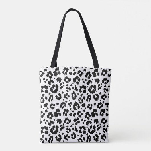 Wilder Leopard Print Bachelorette Tasche (Rückseite)