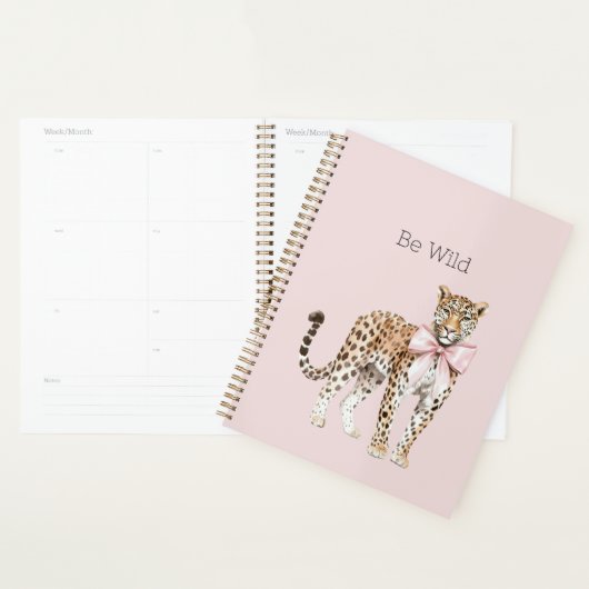 Wilder Leopard Rosa Bogen Planer (Anzeige)