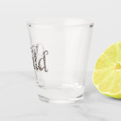Wilder Leoparden-Tierdruck Schnapsglas (Rechts)