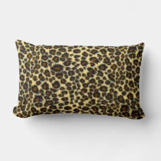 Wilder Leopardenprint Lendenkissen