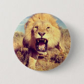 Wilder Löwe Button (Vorderseite)