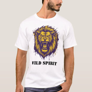 Wilder Löwe mit donnerndem Gebrüll Grafik wilder G T-Shirt
