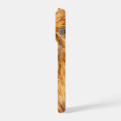 Wilder Löwe – Wildes Tier des Geburtsmonats Juli iPhone Hülle (Linke Seite)