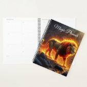 Wilder Majestätischer Löwe mächtiger Lavaräuber Planer (Anzeige)