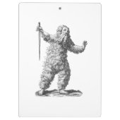 Wilder Mann - Wildemann - Zahl von der Klemmbrett (Rückseite)