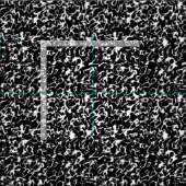 Wilder Marmor 3 - Schwarz-Weiß Stoff (Kachel)