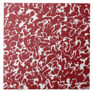 Wilder Marmor 4 - Roter Birnenwein und Weißer Wei Fliese