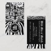 Wilder Mischung 311 N Match-GrauZebra Visitenkarte (Vorne/Hinten)