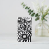 Wilder Mischung 311 N Match-GrauZebra Visitenkarte (Stehend Vorderseite)