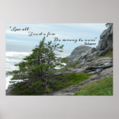 Wilder Ozean Shakespeare Falsch tun, niemandem Poster (Vorne)