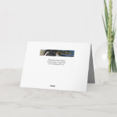 Wilder Palomino Wilder Pferd Grußkarte Karte (Rückseite)