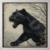 Wilder Panther Dark Fantasy Poster (Vorne)