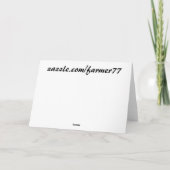 Wilder Papagei erhalten wohle Karte (Rückseite)