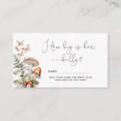 Wilder Pilz fallen, wie groß der Mama-Bauch Begleitkarte (Vorderseite)