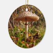 Wilder Pilz Keramik Ornament (Links)