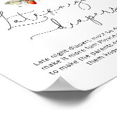 Wilder Pilz Späte Nacht Windeln Wild Poster (Ecke)