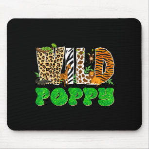 Wilder Ppy Zoo Safari-Tier Geburtstags-Matching-Fa Mousepad