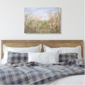 Wilder Rand einer natürlichen Wasserfarbe des Teic Leinwanddruck (Insitu (Schlafzimmer))