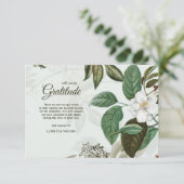 Wilder Rosen-Trauerfall danken Ihnen Karten (Stehend Vorderseite)