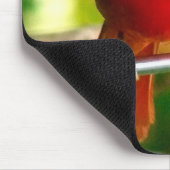Wilder roter Kardinal in Hawaii Mousepad (Ecke)