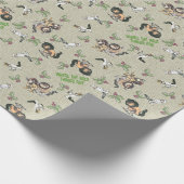 Wilder Rumpus-Feiertagsmuster Geschenkpapier (Ecke)