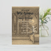 Wilder Rumpus-Geburtstag Einladung (Stehend Vorderseite)