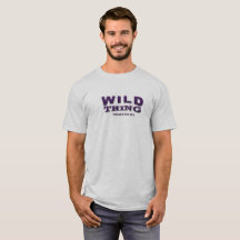 Wilder Sache-T - Shirt mit Opossum und Logo