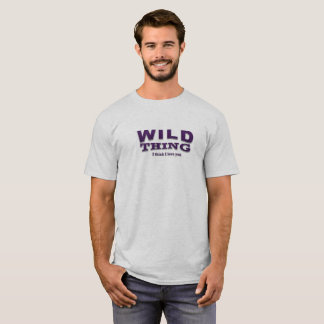 Wilder Sache-T - Shirt mit Opossum und Logo