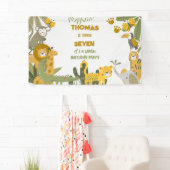Wilder Safari-Kindergeburtstag Banner (Insitu)