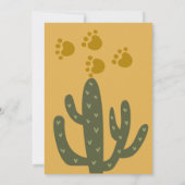 Wilder Safari-Kindergeburtstag Einladung (Rückseite)