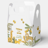 Wilder Safari-Kindergeburtstag Geschenkschachtel (Geöffnet)