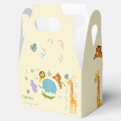 Wilder Safari-Kindergeburtstag Geschenkschachtel (Geöffnet)