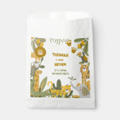 Wilder Safari-Kindergeburtstag Geschenktütchen (Vorderseite)