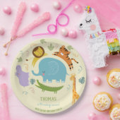 Wilder Safari-Kindergeburtstag Pappteller (Party)