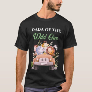 Wilder Safari-Tiere Geburtstag SCHWARZ T-Shirt