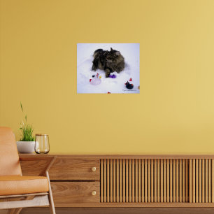 Wilder Schneekater Poster