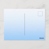 Wilder Schnewolf Raubtier Natur Winterkunst Postkarte (Rückseite)