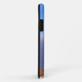 Wilder schwarzer Stallion, der Pferd züchtet Case-Mate iPhone Hülle (Hinten/Rechts)