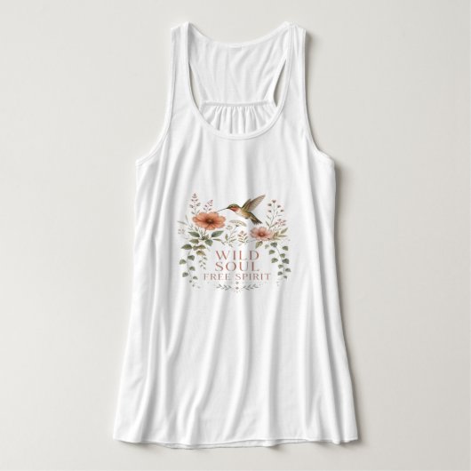 Wilder Seelengeist Tank Top (Design Vorderseite)
