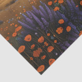 Wilder Senf Palomino Farbenfroher Nachthimmel Seidenpapier (Ausschnitt)