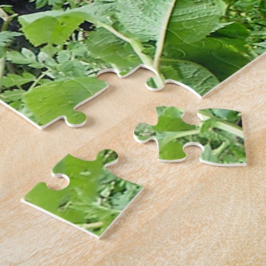 Wilder Silverback-Gorilla von der Seite Puzzle (Seite)