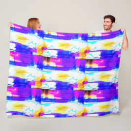 Wilder Sommer Abstrakt Blanket Fleecedecke
