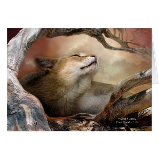 Wilder Sonnenaufgang ArtCard (Vorderseite (Horizontal))