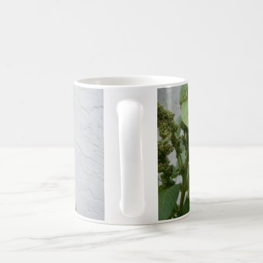 Wilder Spinats-klassische weiße Tasse (Henkel)