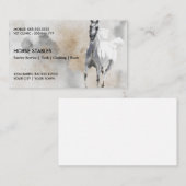 Wilder Stallion Reittiere Farrer Pferdeschuhe Visitenkarte (Vorne/Hinten)