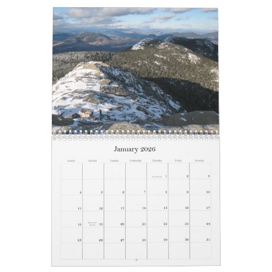Wilder Standardwandkalender des New Hampshire-2013 Kalender (Jan 2026)
