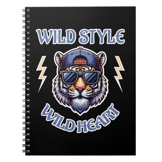Wilder Stil, Wildes Herz Notizblock (Vorderseite)