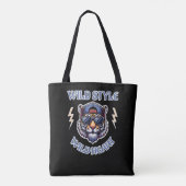 Wilder Stil, Wildes Herz Tasche (Rückseite)